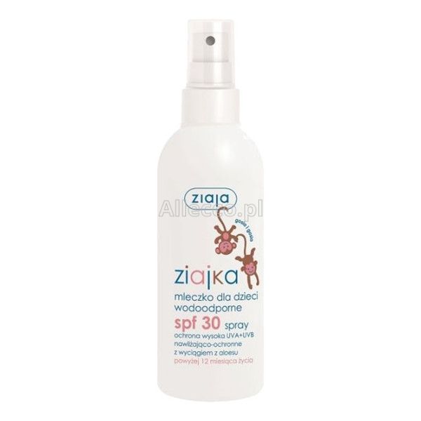 Ziaja Ziajka mleczko dla dzieci wodoodorne SPF30, 170 ml