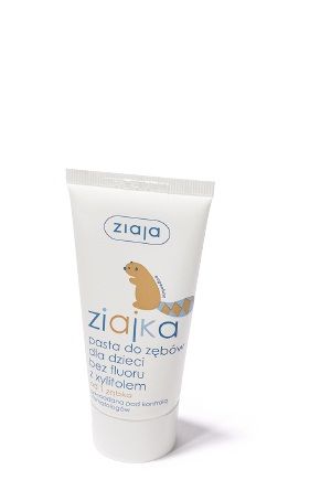 Ziaja Ziajka pasta do zębów dla dzieci bez fluoru, 50 ml