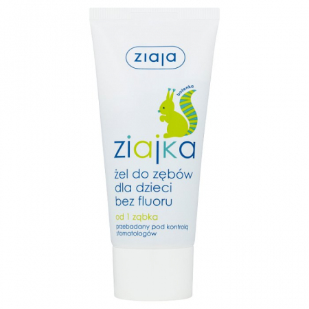 ZIAJA ZIAJKA Żel do zębów dla dzieci bez fluoru 50 ml