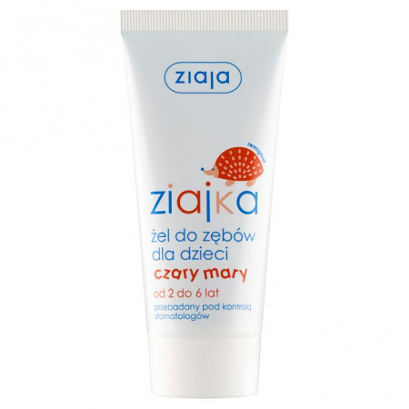 ZIAJA ZIAJKA Żel do zębów dla dzieci czary mary (od 2 do 6 lat) 50 ml