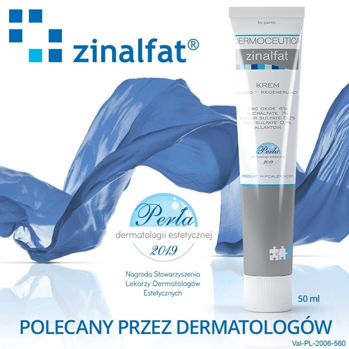 Zinalfat krem kojąco-regenerujący, 50 ml