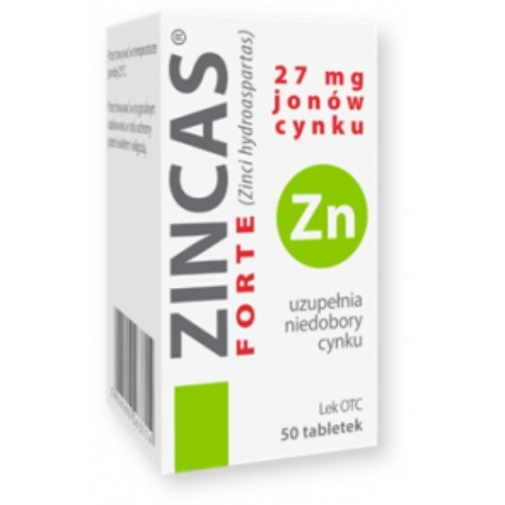 Zincas forte 50 tabletek