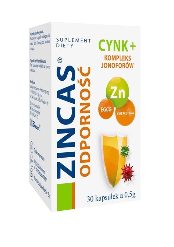Zincas Odporność kapsułki, 30 szt.
