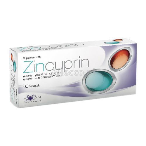 Zincuprin tabletki, 60 szt.