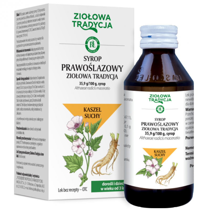 Ziołowa Tradycja Syrop prawoślazowy, 250 g