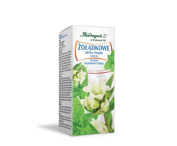 Żołądkowe Zdrowy żołądek 30 tabletek / Problemy żołądkowe