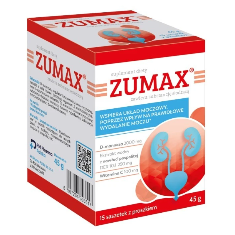 Zumax saszetki z proszkiem, 15 szt.