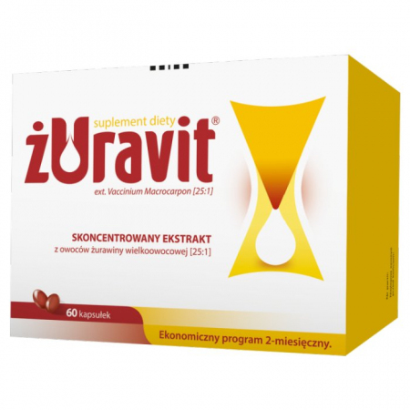 Żuravit 60 kapsułki / Drogi moczowe