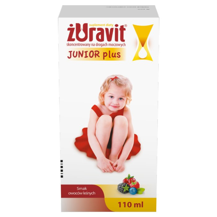 Żuravit Junior Plus syrop o smaku owoców leśnych, 110 ml
