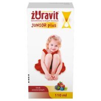Żuravit Junior Plus syrop o smaku owoców leśnych, 110 ml