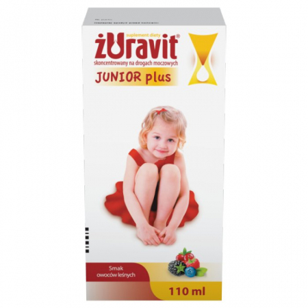 Żuravit Junior plus syrop (smak owoce leśne) 100 ml