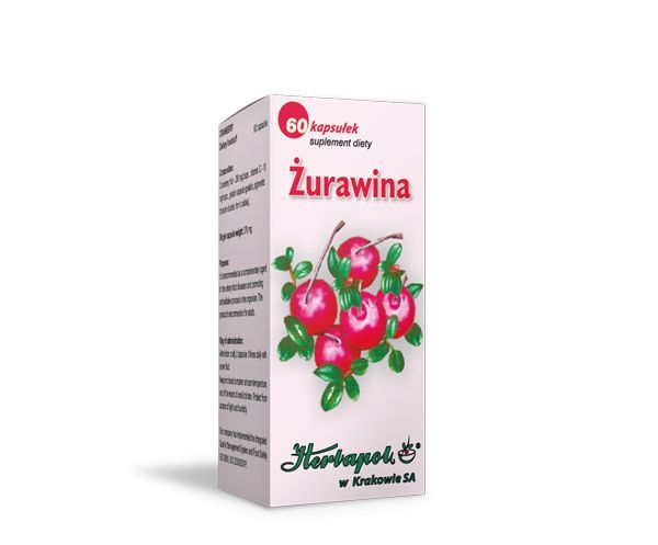 Żurawina 60 kapsułek / Zdrowe drogi moczowe