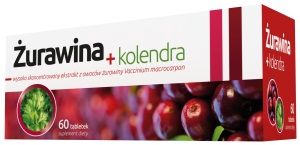 Żurawina + kolendra 60 tabletek