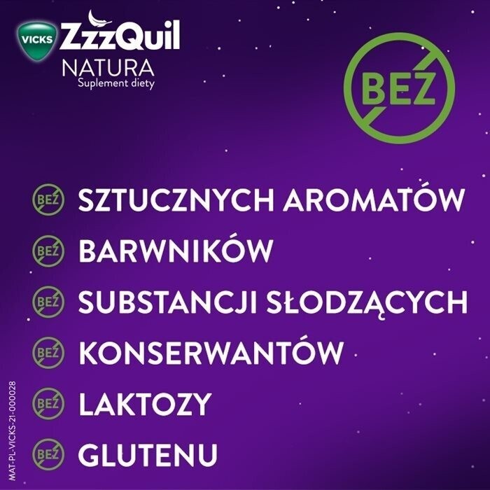 ZzzQuil Natura żelki z melatoniną na sen, 60 szt.
