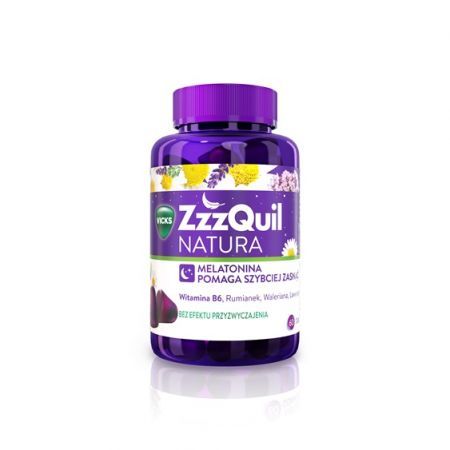 ZzzQuil Natura żelki z melatoniną na sen, 60 szt.